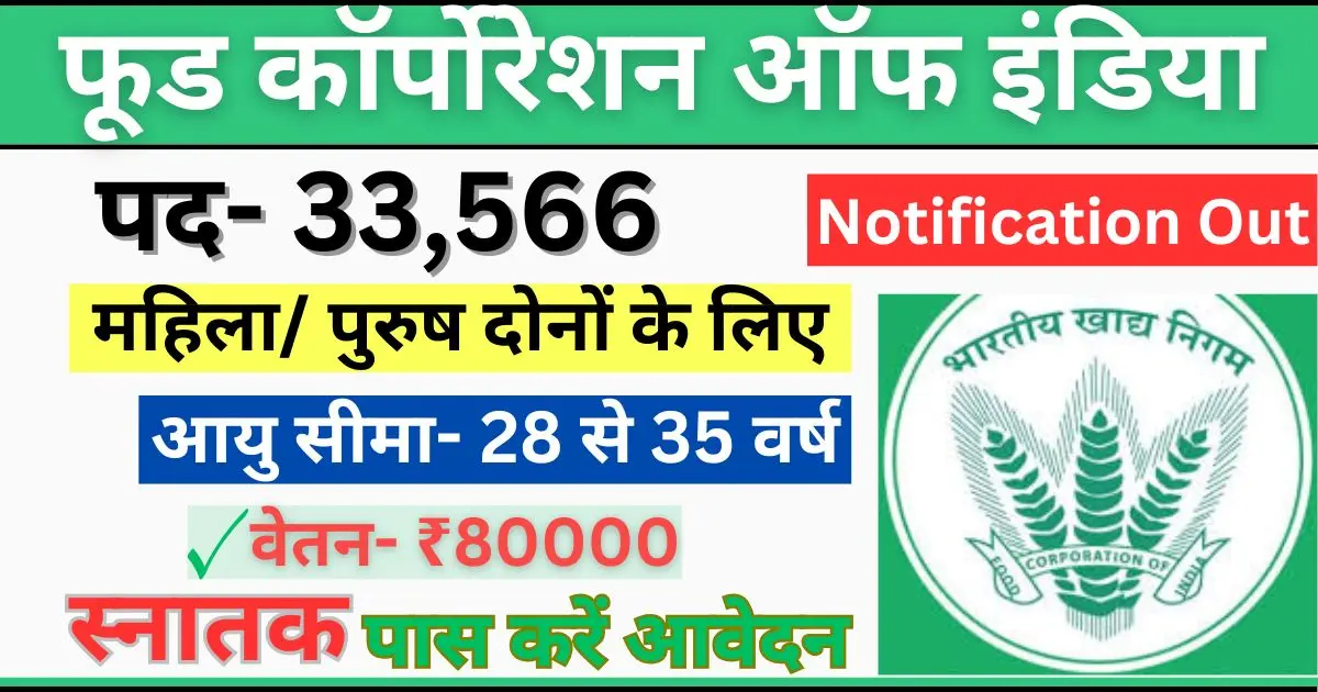 FCI Vacancy 2025