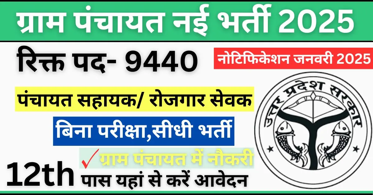 Gram Panchayat Bharti 2025